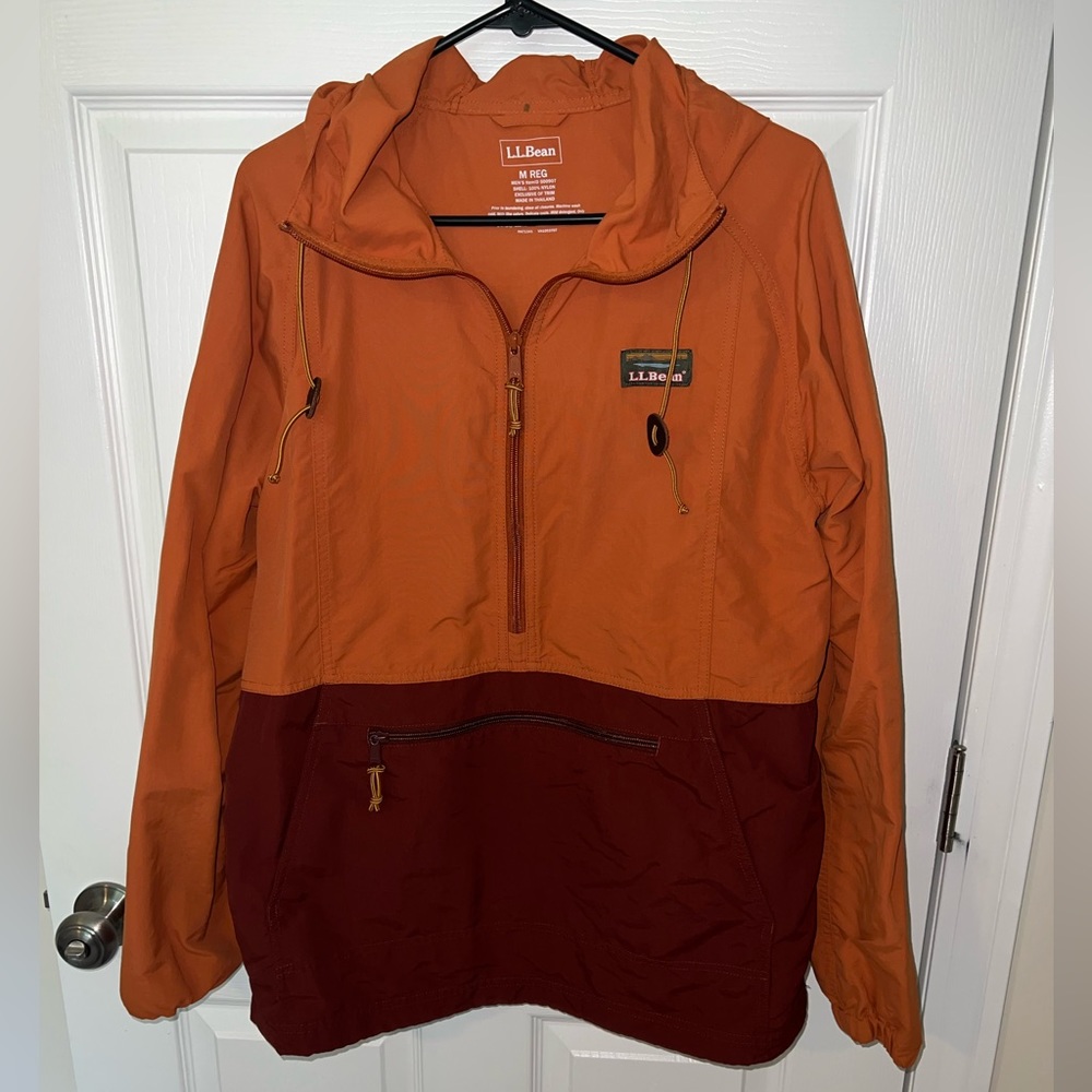 L.L. Bean Mens Anorak Half Zip